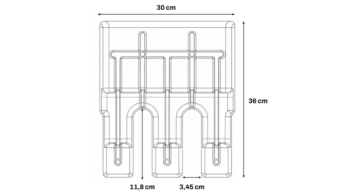 Vercony GreenUp Balkon Plantenbak - Antraciet - balkon plantenbak voor een groen balkon