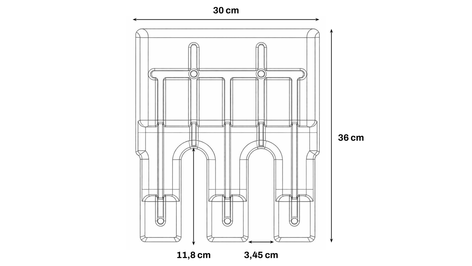 Vercony GreenUp Balkon Plantenbak - Antraciet - balkon plantenbak voor een groen balkon