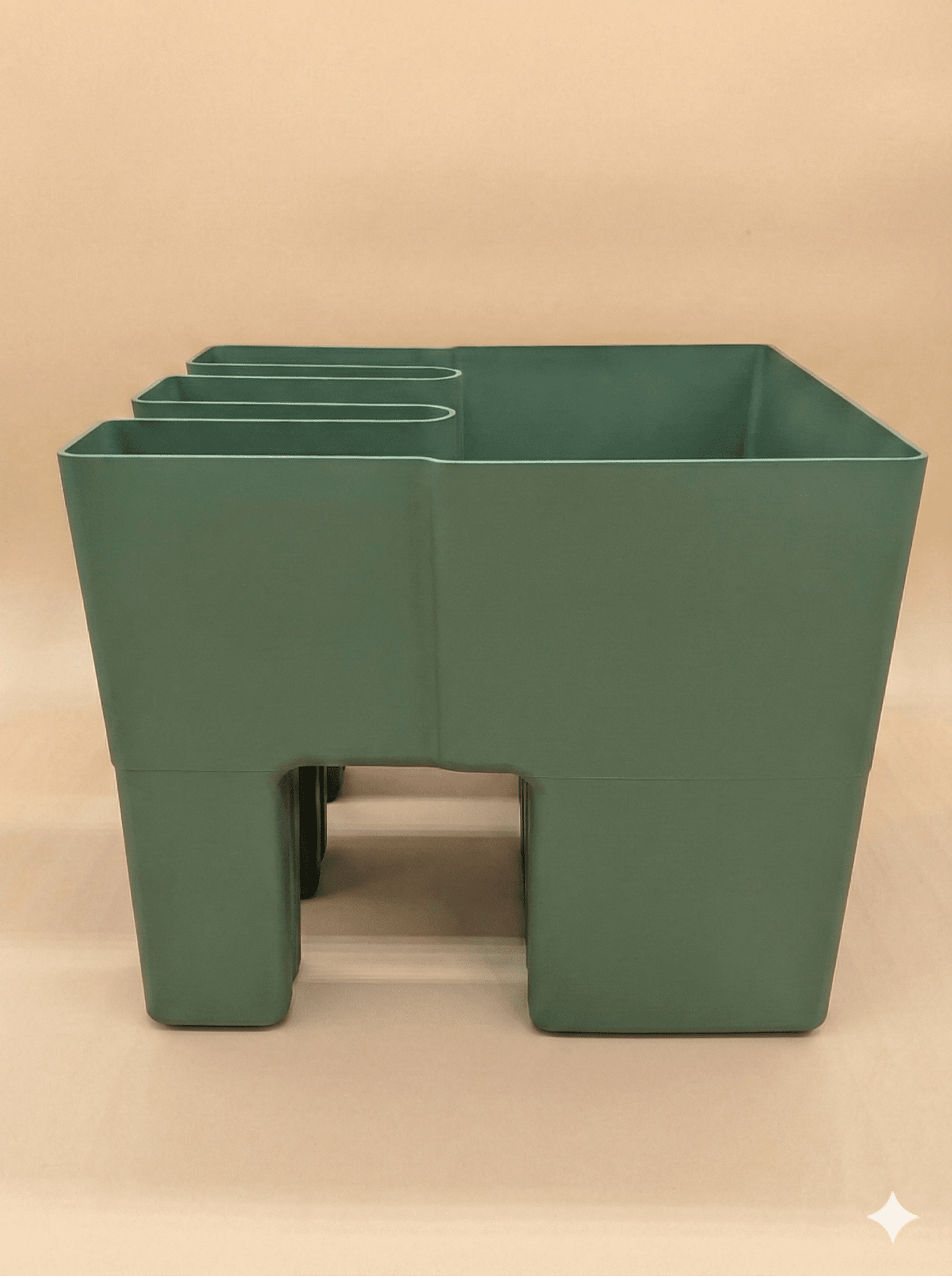 Vercony GreenUp Balkon Plantenbak - Olijfgroen - voor een groen balkon Vercony