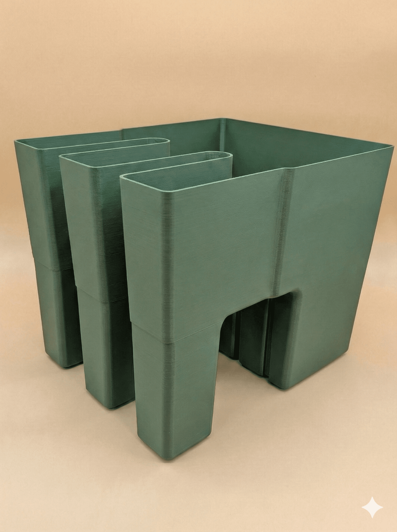 Vercony GreenUp Balkon Plantenbak - Olijfgroen - voor een groen balkon Vercony