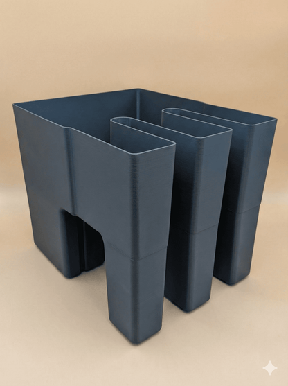 Vercony GreenUp Balkon Plantenbak - Antraciet - balkon plantenbak voor een groen balkon