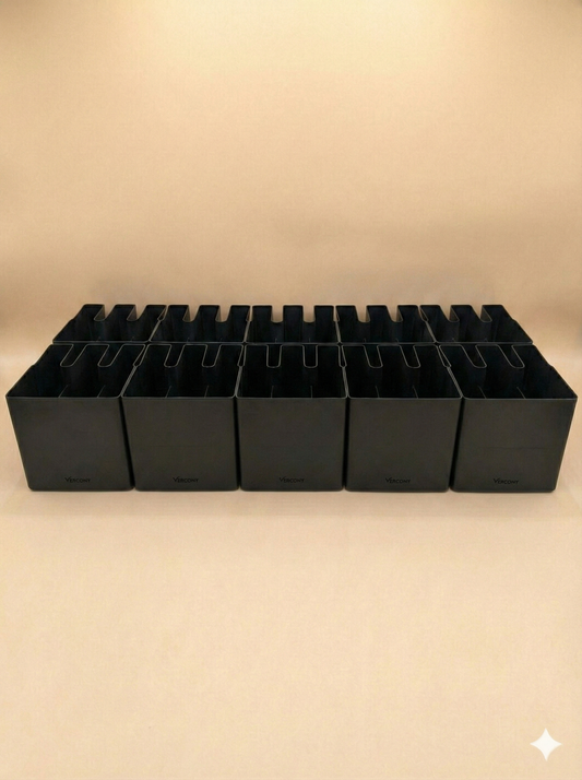 Jardinières de balcon Vercony GreenUp - Anthracite - Lot de 2