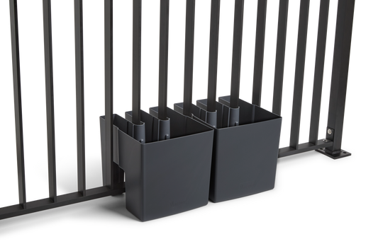 GreenUp Balkon Plantenbakken - Antraciet - Set van 2 Stuks