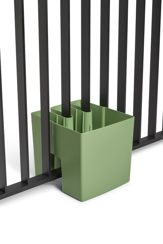 Jardinière de balcon GreenUp - Vert olive