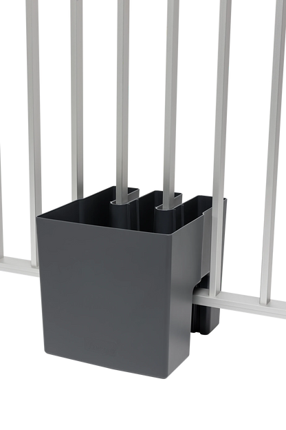 GreenUp Balkon Plantenbak - Antraciet - plantenbak voor een groen balkon Vercony