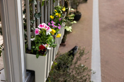 GreenUp Balkon Plantenbak - Zijdegrijs - plantenbak voor een groen balkon Vercony