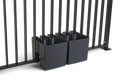 GreenUp Balcony Planters - Anthracite - Set of 2 Pieces