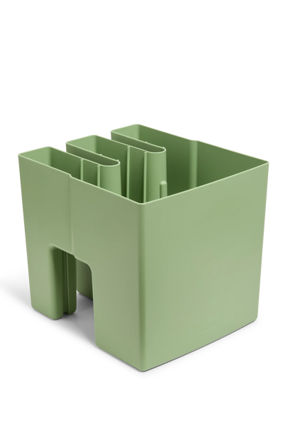 GreenUp Balkon Plantenbakken - Olijfgroen - Set van 2 Stuks - plantenbak voor een groen balkon Vercony