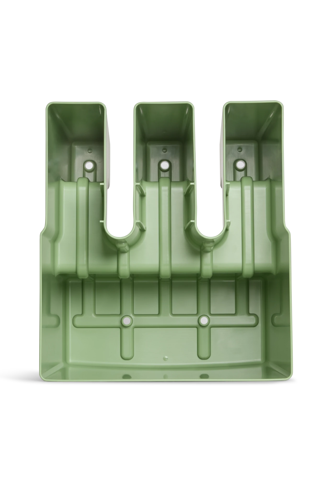 GreenUp Balkon Plantenbakken - Olijfgroen - Set van 2 Stuks - plantenbak voor een groen balkon Vercony