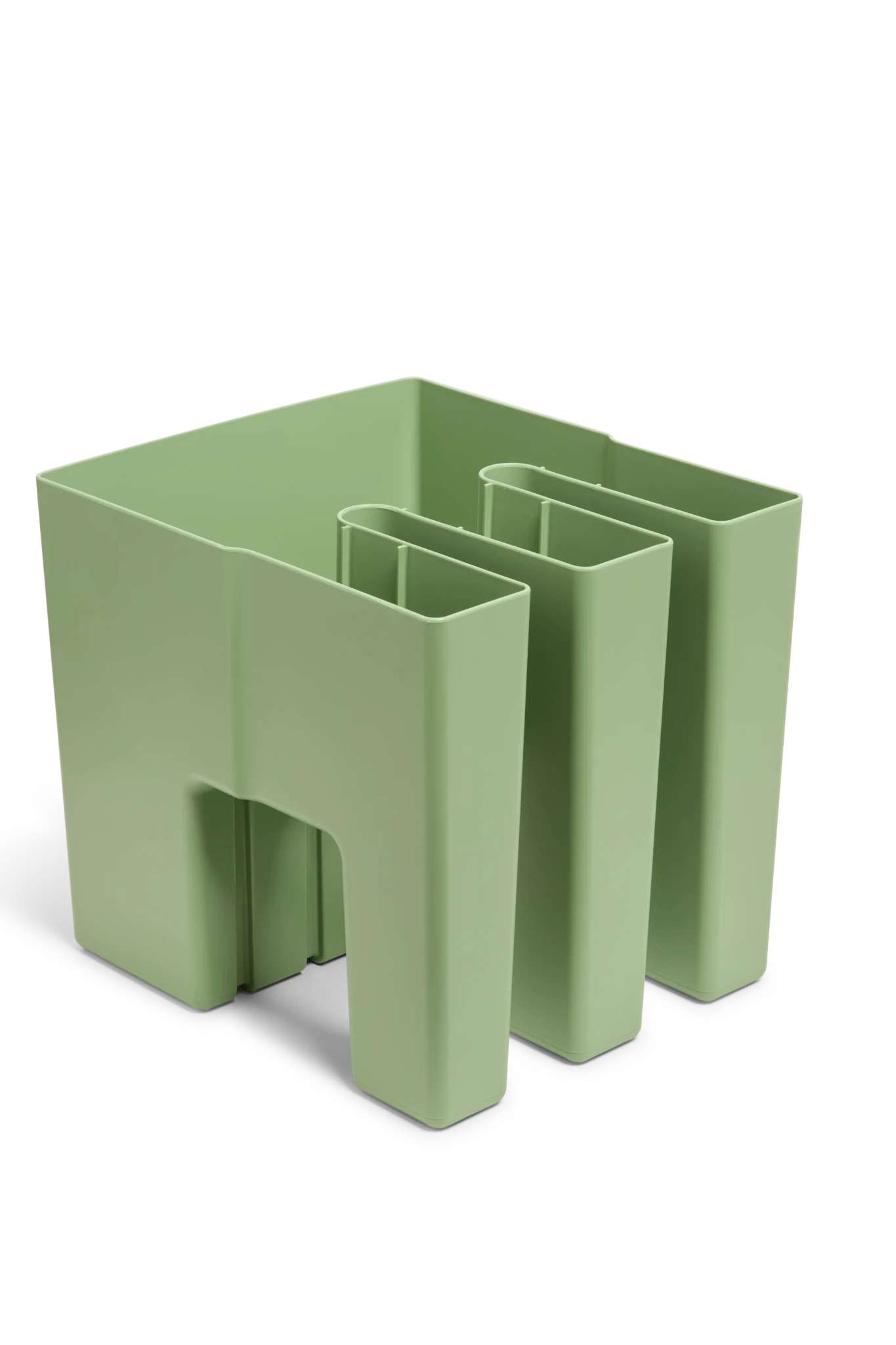 GreenUp Balkon Plantenbakken - Olijfgroen - Set van 2 Stuks - plantenbak voor een groen balkon Vercony