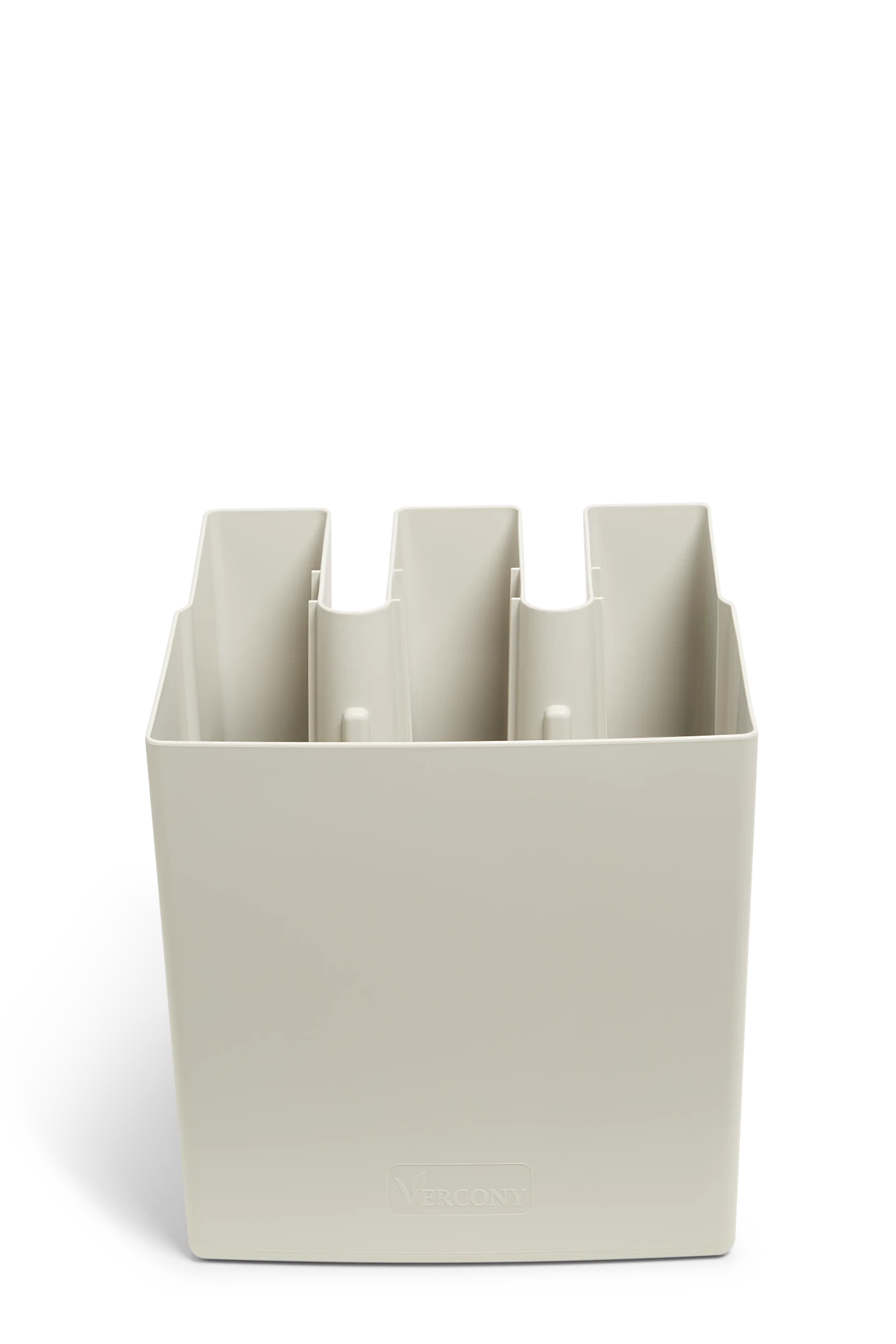 GreenUp Jardinières de balcon - Gris soie - Lot de 2 pièces - Jardinière pour un balcon vert Vercony