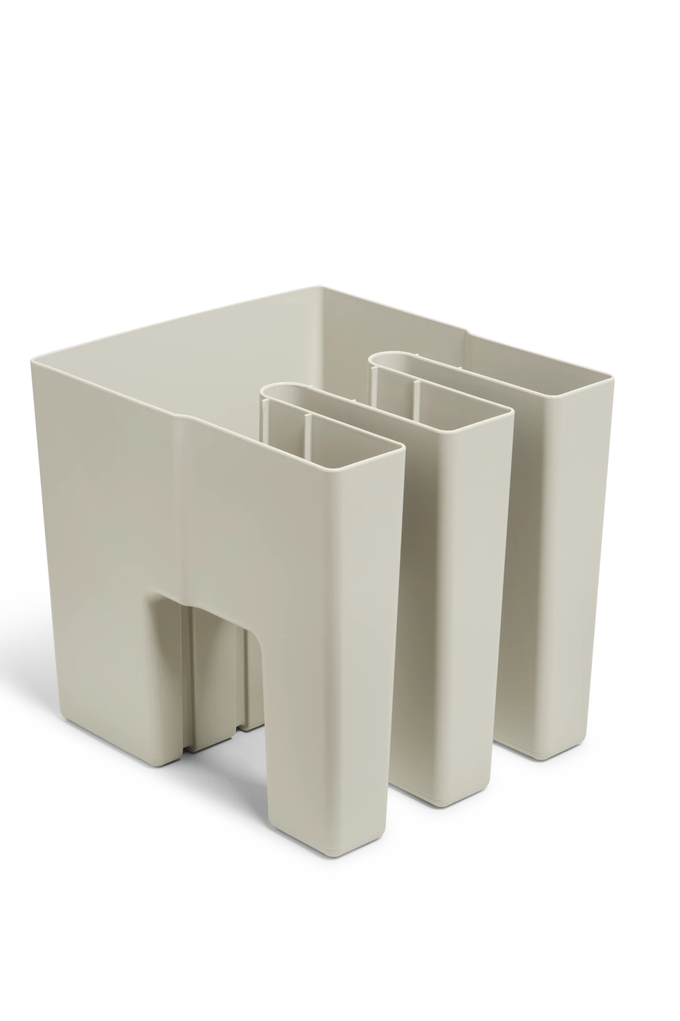 GreenUp Jardinières de balcon - Gris soie - Lot de 2 pièces - Jardinière pour un balcon vert Vercony