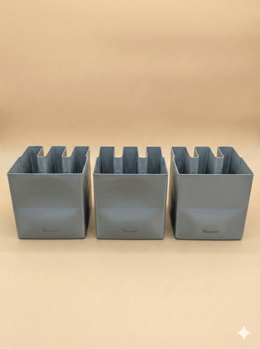 Vercony GreenUp Balkon Plantenbak - Zijdegrijs - 9 - Pack - Vercony